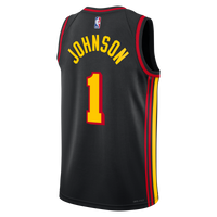 Atlanta Hawks Statement Edition Swingman Jersey - Black - Jalen Johnson