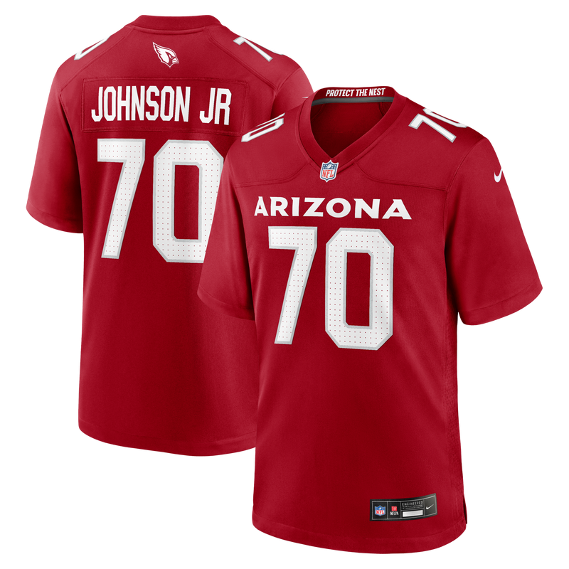 Arizona Cardinals Paris Johnson Jr. Cardinal Game Jersey
