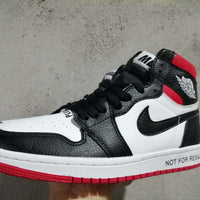 Sneakers, Black Red Colorway, Lace Up Design, Casual Gift for Sneaker Fans