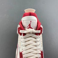 Low Top Sneakers, Off White Red Colorway, Valentine Design, Lace Up Design, Casual Gift for Sneaker Fans