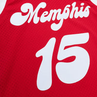 Memphis Grizzlies Vince Carter 2015 Hardwood Classics Authentic Jersey - Red