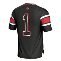 #1 Louisville Cardinals Football Jersey - Black