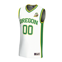 Oregon Ducks Lightweight Collegiate Basketball NIL Pick-A-Player Fashion Jersey - White
