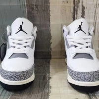 Sneakers, Carbon Gray White Colorway, Lace Up Design, Casual Gift for Sneaker Fans
