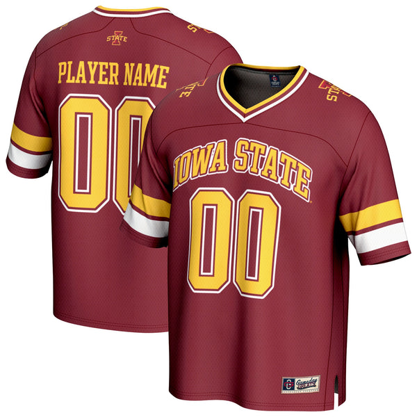 Iowa State Cyclones NIL Pick-A-Player Football Fashion Jersey - Cardinal