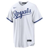 Kansas City Royals White Home Replica Custom Jersey