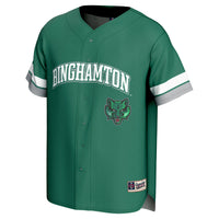 Binghamton Bearcats Spirit Baseball Jersey - Green