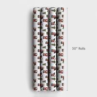 Aussie Christmas Gift Wrap, Australian Shepherd Wrapping Paper, Winter Dog Present Paper, Australian Shepherd Gift Wrap, Dog Lover Holiday