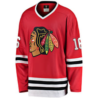 Chicago Blackhawks Eddie Olczyk Red Premier Breakaway Retired Player Jersey