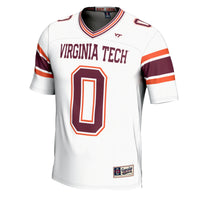 #0 Virginia Tech Hokies Football Jersey - White
