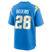 Los Angeles Chargers Hassan Haskins Powder Blue Team Game Jersey
