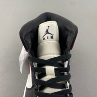 Mid Top Sneakers, White Black Red Colorway, Lace Up Design, Casual Gift for Sneaker Fans