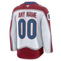 Colorado Avalanche White Away Premium Custom Jersey