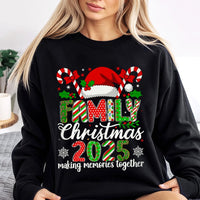 Making Memories Together Crewneck, Family Christmas 2025 Sweatshirt, Matching Xmas Holiday Sweater, Comfy Winter Family Party Present