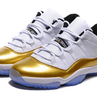 Low Top Sneakers, White Gold Colorway, Lace Up Design, Casual Gift for Sneaker Fans