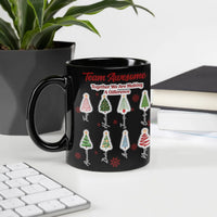 Personalized Christmas Tree Holiday Ceramic Mug, Team Awesome Coffee Mug, Office Staff Appreciation Cup, Coworker Xmas Present