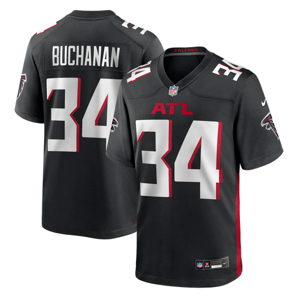 Atlanta Falcons Ray Buchanan Black Game Retired Player Jersey
