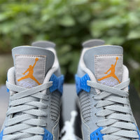 Retro Mid Top Sneakers, Blue Gray Colorway, Lace Up Design, Casual Gift for Sneaker Fans