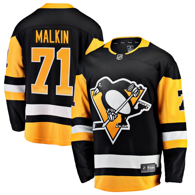 Pittsburgh Penguins Evgeni Malkin Black Home Breakaway Jersey