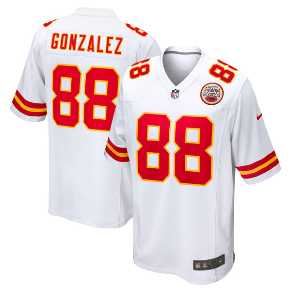 Kansas City Chiefs Tony Gonzalez White Retired Player Game Jersey