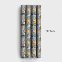 Snowy Christmas Cottage Gift Wrap, Winter Village Wrapping Paper, Comfy Holiday Town Wrapping Paper, Nostalgic Winter Present Present Packaging
