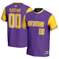 ECU Pirates NIL Pick-A-Player Lightweight Softball Jersey - Purple