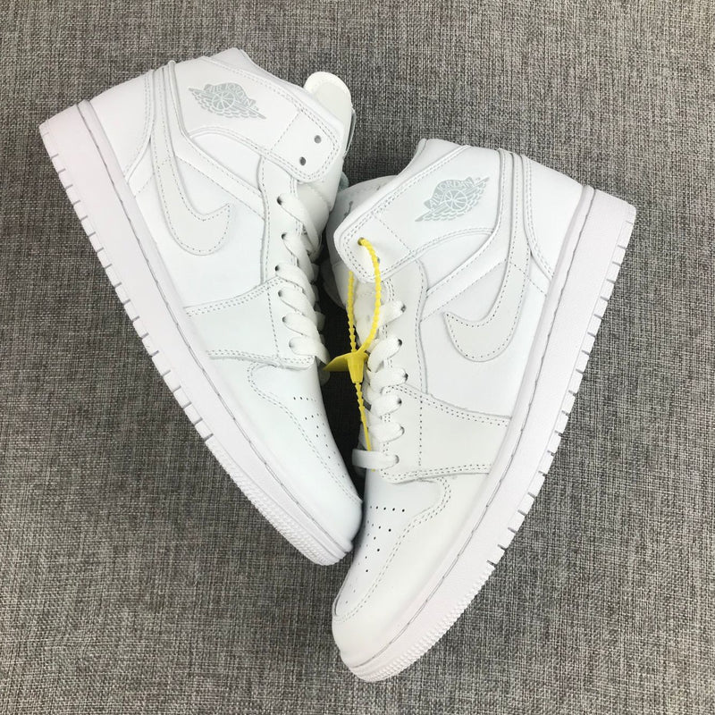 Mid Top Sneakers, White Colorway, Lace Up Design, Casual Gift for Sneaker Fans