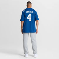 Indianapolis Colts Adam Vinatieri Royal Team Retired Game Jersey