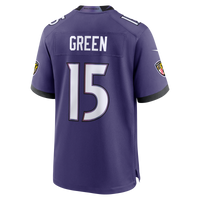 Baltimore Ravens Mike Green Purple Team Game Jersey