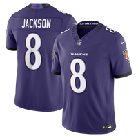 Baltimore Ravens Lamar Jackson Purple Team Stitched Limited Jersey