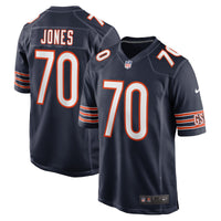 Chicago Bears Braxton Jones Navy Game Player Jersey
