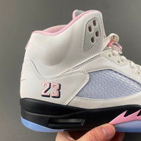 Low Top Sneakers, White Black Pink Colorway, Lace Up Design, Casual Gift for Sneaker Fans