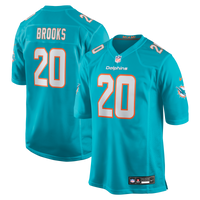 Miami Dolphins Jordyn Brooks Aqua Game Jersey