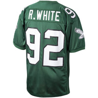 Philadelphia Eagles Reggie White Green Authentic Throwback Retired Player Jersey