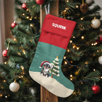 Adorable Dog Pet Holiday Stocking, Personalized Chihuahua Christmas Stocking, Custom Chihuahua Xmas Stocking, Puppy Lover Holiday Present Stocking