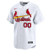 St. Louis Cardinals White Home Limited Custom Jersey