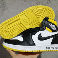 Sneakers, Black Yellow Colorway, Lace Up Design, Casual Gift for Sneaker Fans