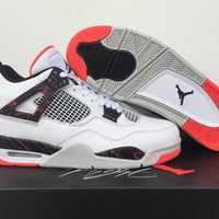 Sneakers, White Red Black Colorway, Lace Up Design, Casual Gift for Sneaker Fans