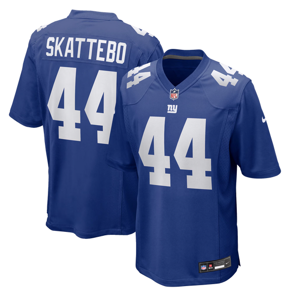 New York Giants Cam Skattebo Royal Team Game Player Jersey