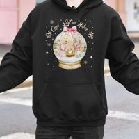Nativity Scene Christmas Sweatshirt, Oh Come Let Us Adore Him Hoodie, Christian Holiday Pullover, Faith Hooded Sweatshirt, Religious Present