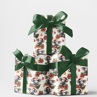 Adorable Festive Australian Animal Wrapping Paper, Koala Christmas Gift Wrap, Holiday Koala Bear Wrap Paper Roll, Kids Animal Xmas Present Paper
