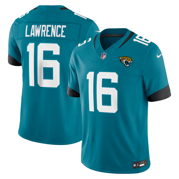 Jacksonville Jaguars Trevor Lawrence Teal Team Stitched Limited Jersey
