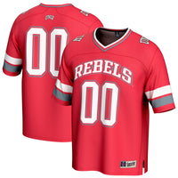 #00 UNLV Rebels Lightweight Collegiate Football Fashion Jersey - Scarlet