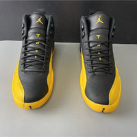 Sneakers, Black Yellow Gold Colorway, Lace Up Design, Casual Gift for Sneaker Fans