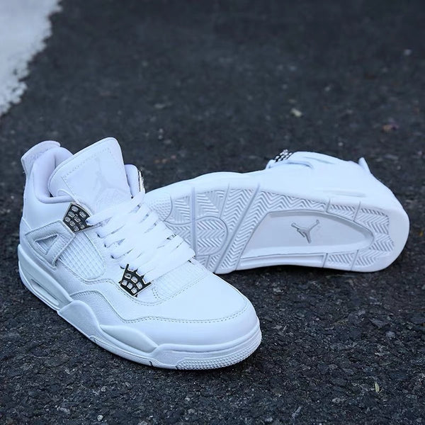 Low Top Sneakers, White Colorway, Lace Up Design, Casual Gift for Sneaker Fans