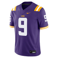 Joe Burrow Purple LSU Tigers Alumni Game Jersey