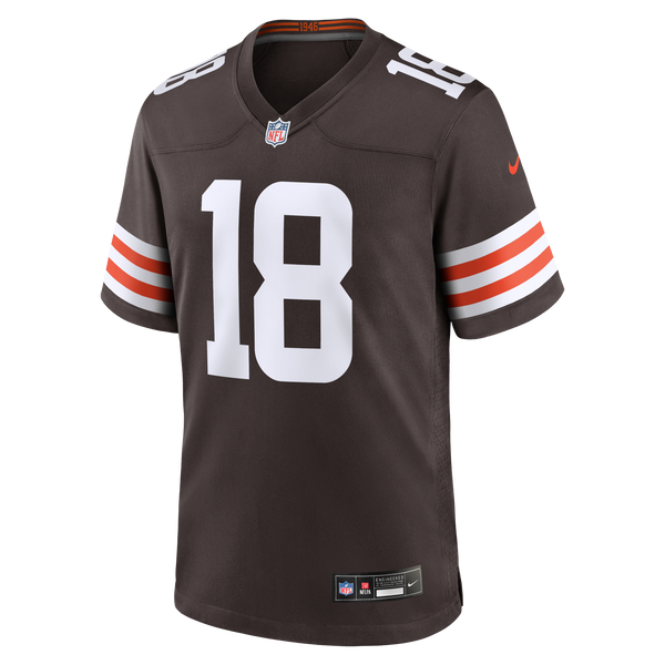 Cleveland Browns David Bell Brown Game Jersey