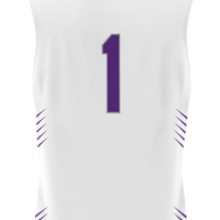 #1 Furman Paladins Lightweight Basketball Jersey - White