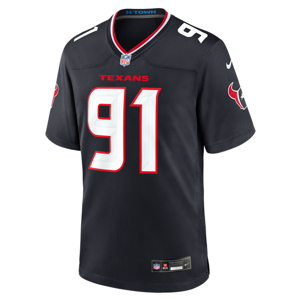 Houston Texans Folorunso Fatukasi Navy Team Game Jersey