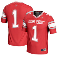 #1 Western Kentucky Hilltoppers Endzone Football Jersey - Red